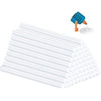Pegamento Termofusible 120PCS Palos de Pegamento Transparente para Pistolas Manualidades Barras Silicona Palos- 7X100mm